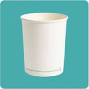Envase térmico blanco + PLA 32 oz - Caja 500 pzas (10 paq. x 50)