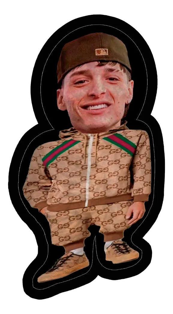 Cojín Almohada Peso Pluma Chiquito Peluche con Relleno | Peluche Enano Personaje - cantante