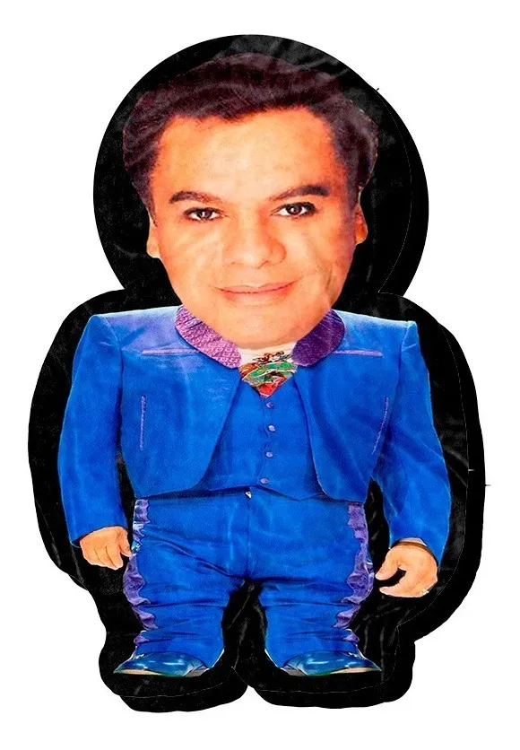 Cojín Almohada Juan Gabriel Chiquito Peluche con Relleno | Peluche Enano Personaje - cantante