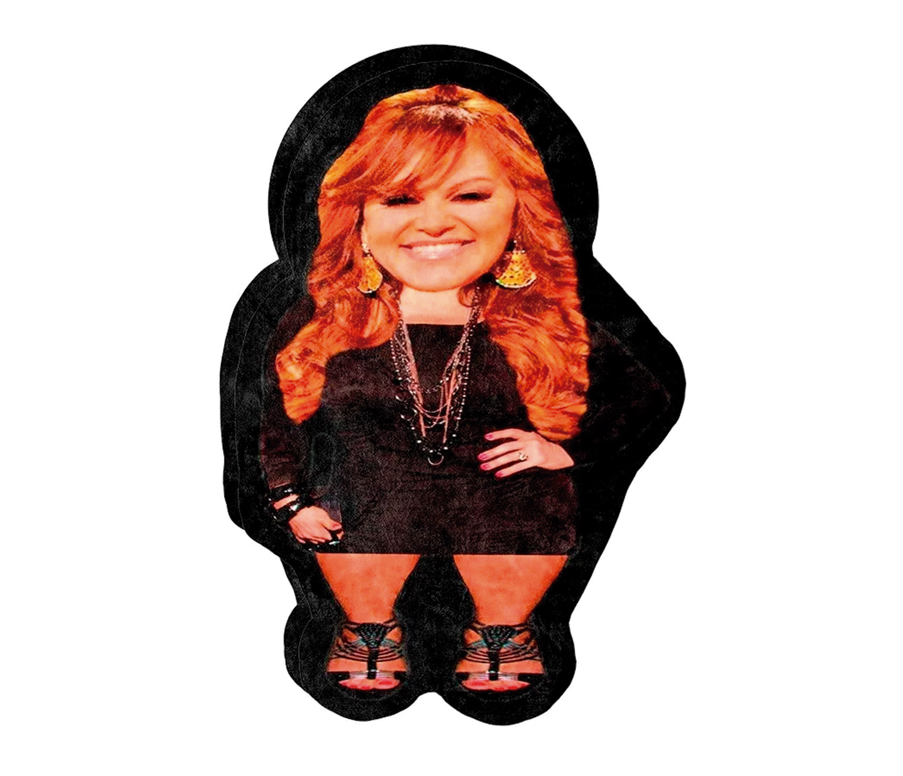 Cojín AlmohadaJenni Rivera Chiquito Peluche con Relleno | Peluche Enano Personaje - cantante