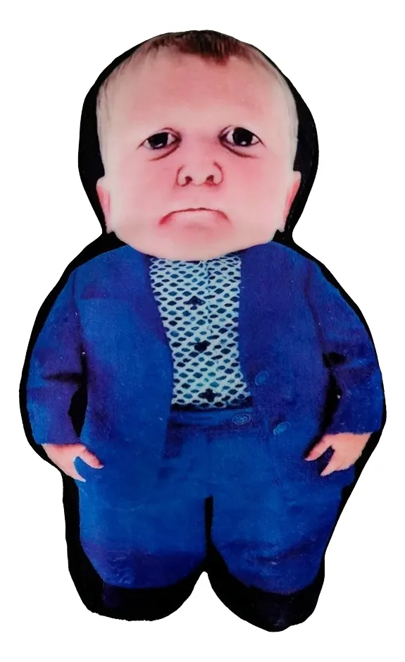 Cojín Almohada Hashbullah con traje Chiquito Peluche con Relleno | Peluche Enano Personaje - 