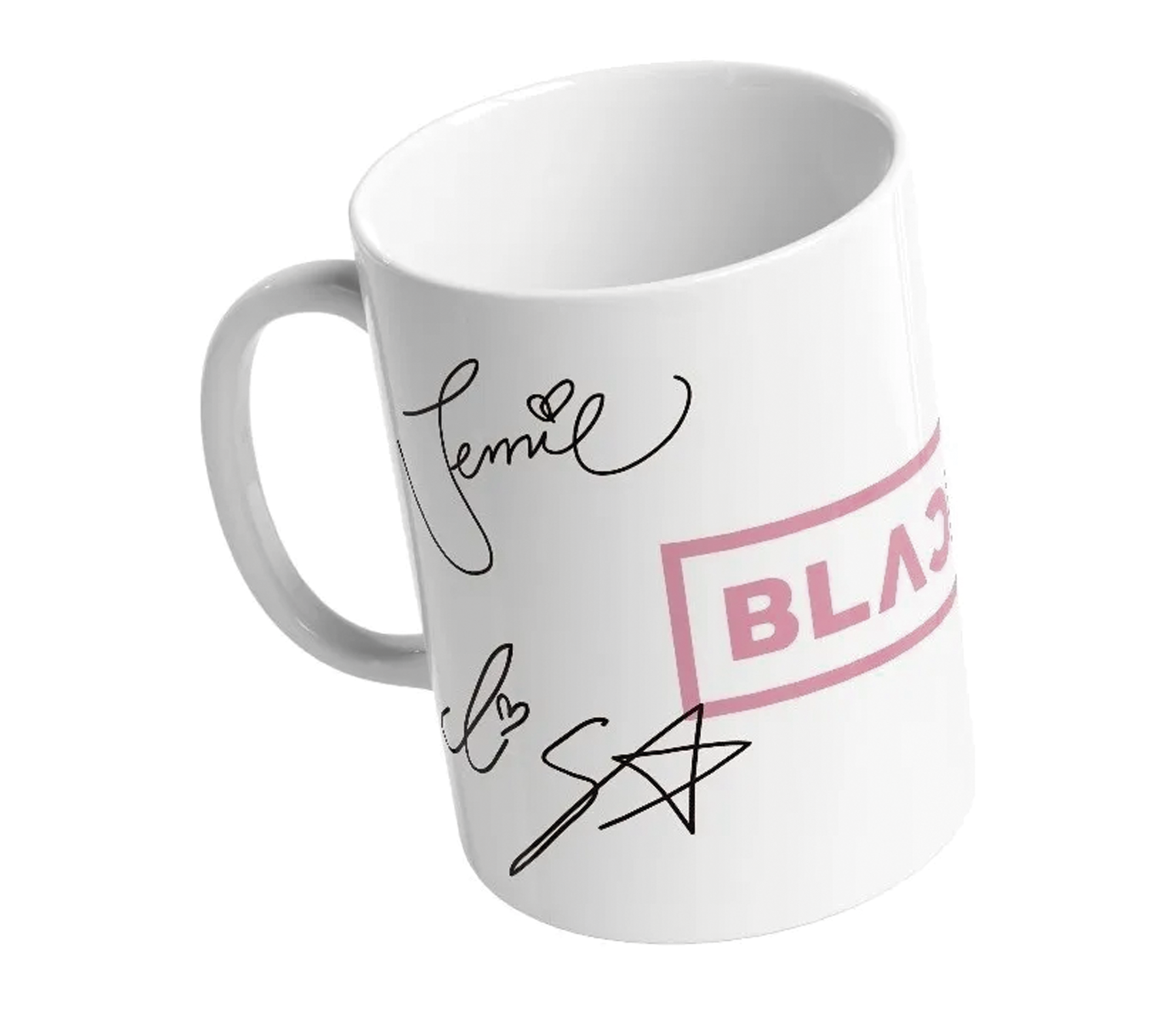 Taza Autografos de grupo Black Pink I Kpop I grupo coreano I blanca 11oz I café o té