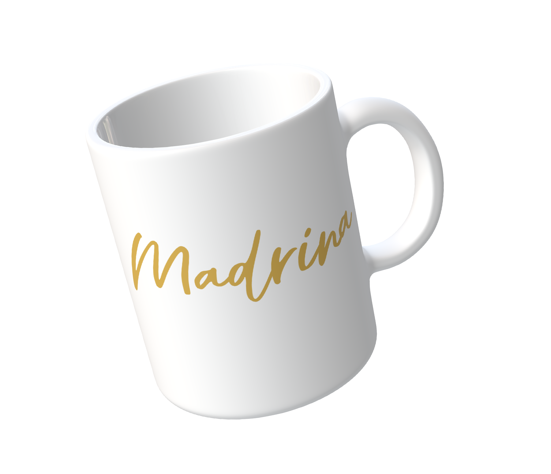 Taza Blanca Madrina | regalo | título de madrina | Frase | Cerámica Blanca 11 oz | Para Café o té