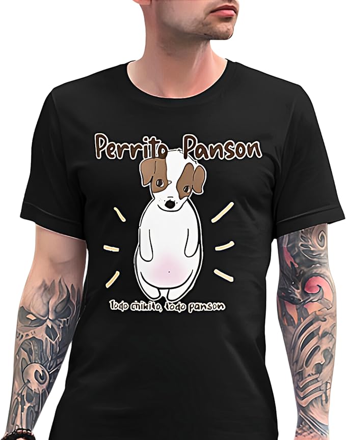 Playera Perrito Panson Todo chiquito Todo panson Meme | Unisex