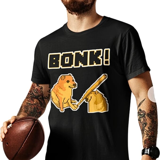 Playera Cheems Bonk Bate Pixel Meme Perrito Doge | Unisex