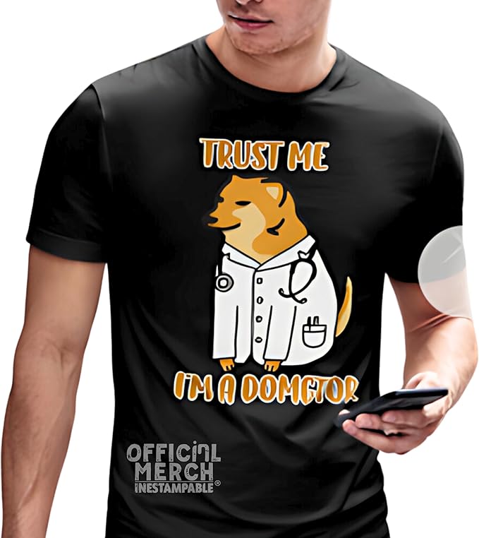 Playera Cheems Trut me I´m a Dogtor perrito cheems meme, frase divertida I regalo original