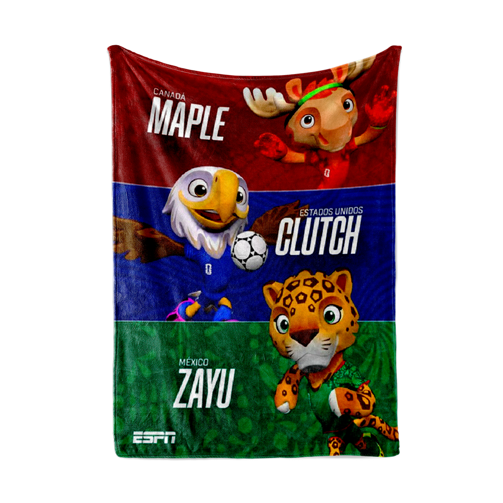 Cobija Frazada Mundialista  Mundial Futbol Mexico Modelos a Elegir