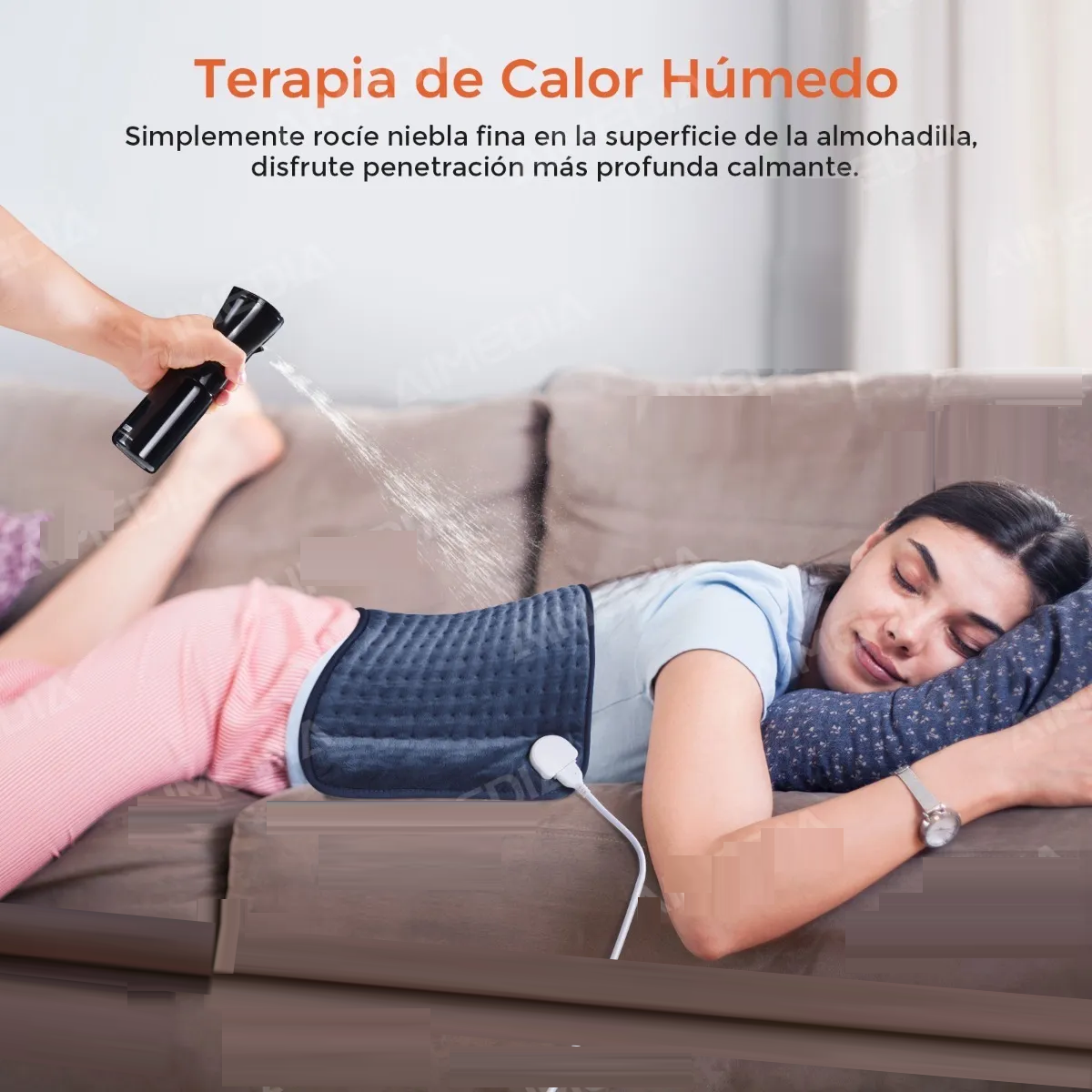 Cojin Electrico Terapia De Calor Dolor Muscular Fisioterapia
