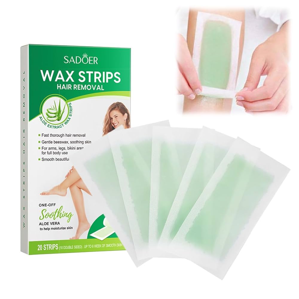 Bandas Tiras Cera Fria Aloe Depilacion Depilar Piernas Axila