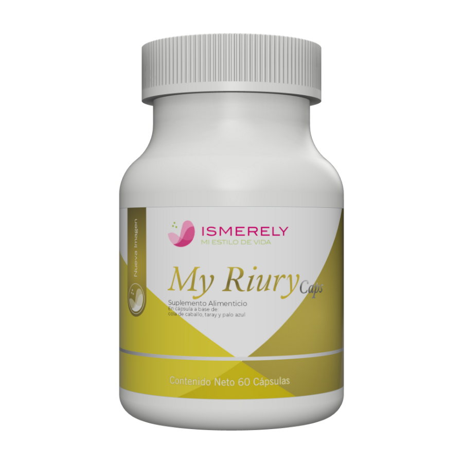 Suplemento Natural para Vías Urinarias y Limpieza de Riñones - Cápsulas concentradas para aliviar y prevenir infecciones urinarias (ITU), cistitis y ardor al orinar Riury