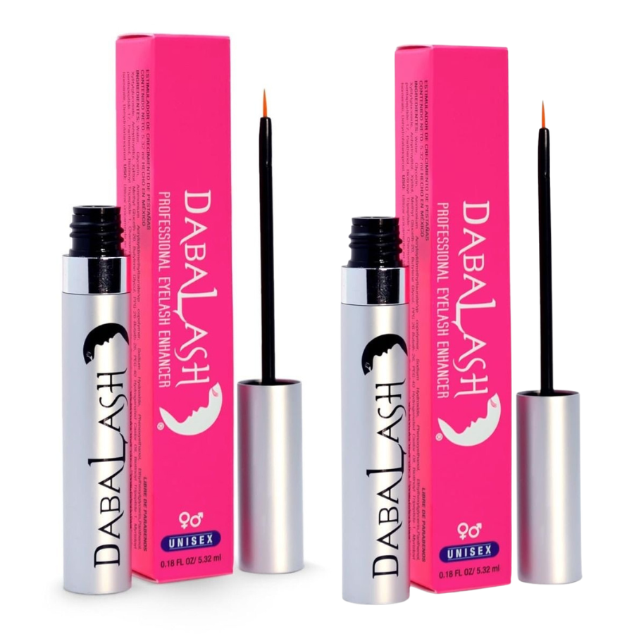 2 Pack Dabalash Amplificador de Crecimiento para Pestañas y Cejas - Tratamiento Alargador de Alta Eficacia 5.3 ml 