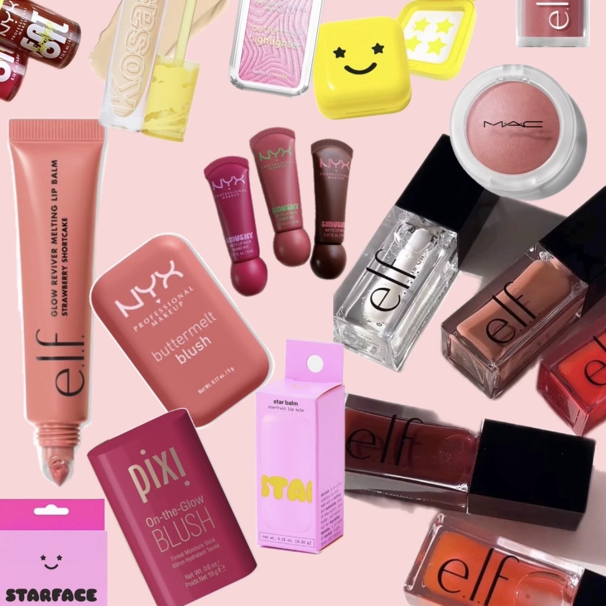 Kit De Cosméticos 10 Piezas Media Y Alta Gama Surtido Maquillaje Y Skincare