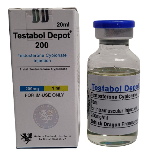Testabol Depot 200 British Dragon Premium cipionato 200mg 20ml fuerza