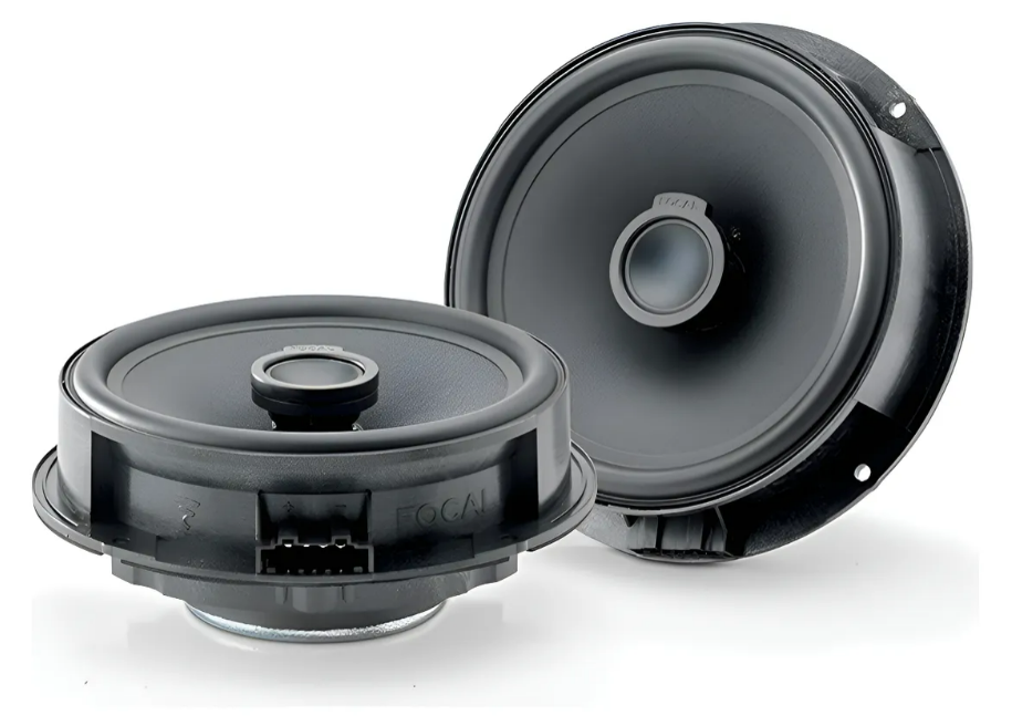 Bocinas Focal 6.5 Modelo Ic165 Vw Para Volkswagen Seat Audi Color Negro