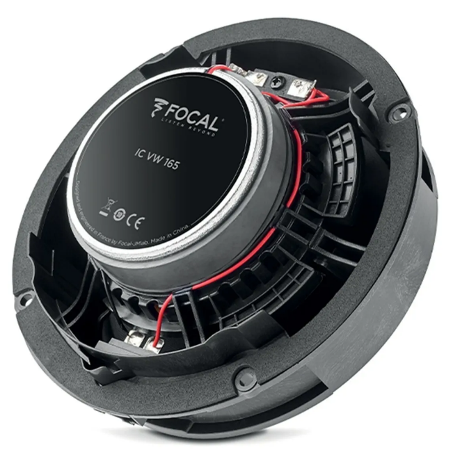 Bocinas Focal 6.5 Modelo Ic165 Vw Para Volkswagen Seat Audi Color Negro