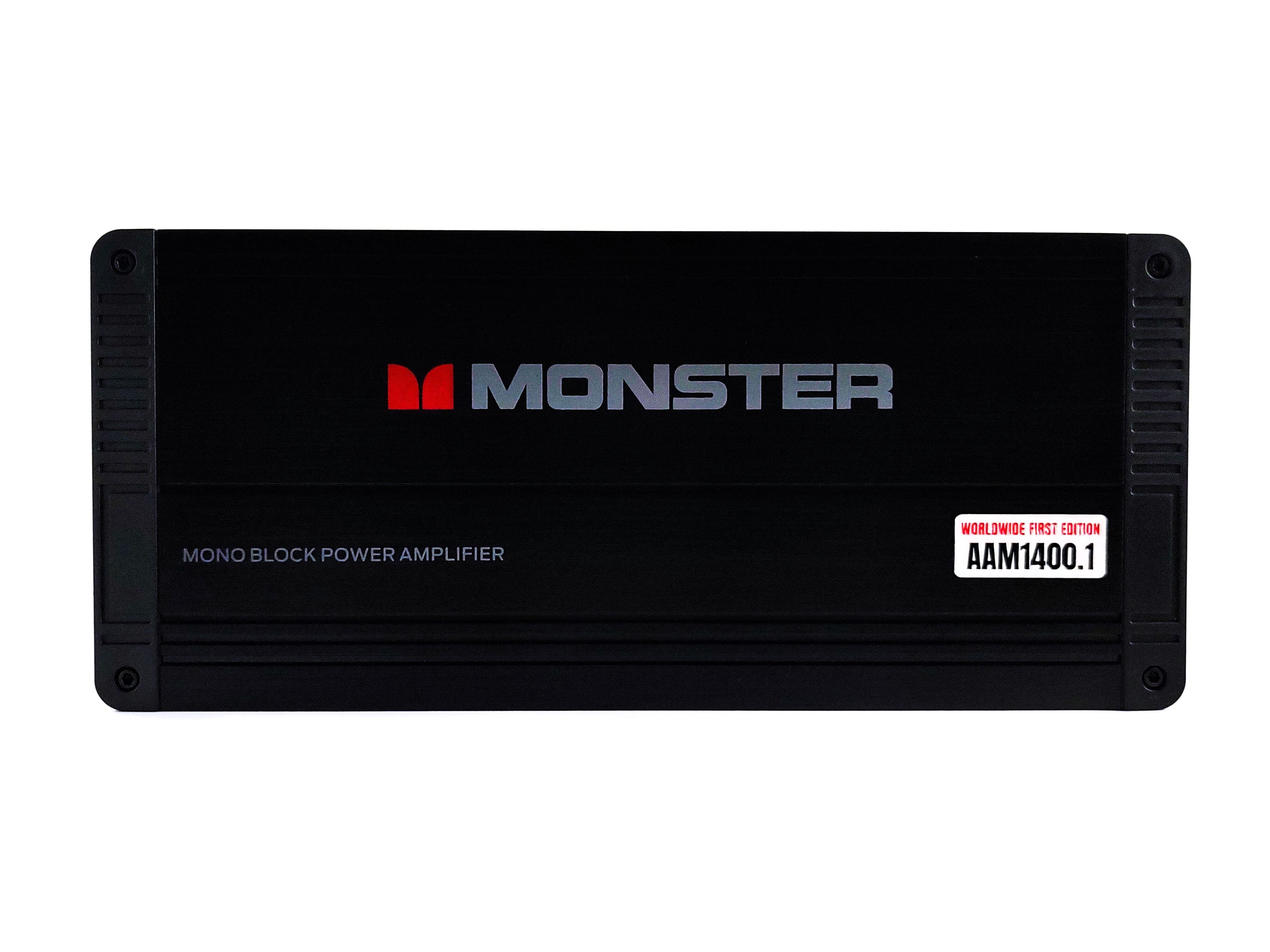 Amplificador 1 Canal Monoblock MONSTER AUTO AAM100.4 2800w 1 Ohm Clase D 