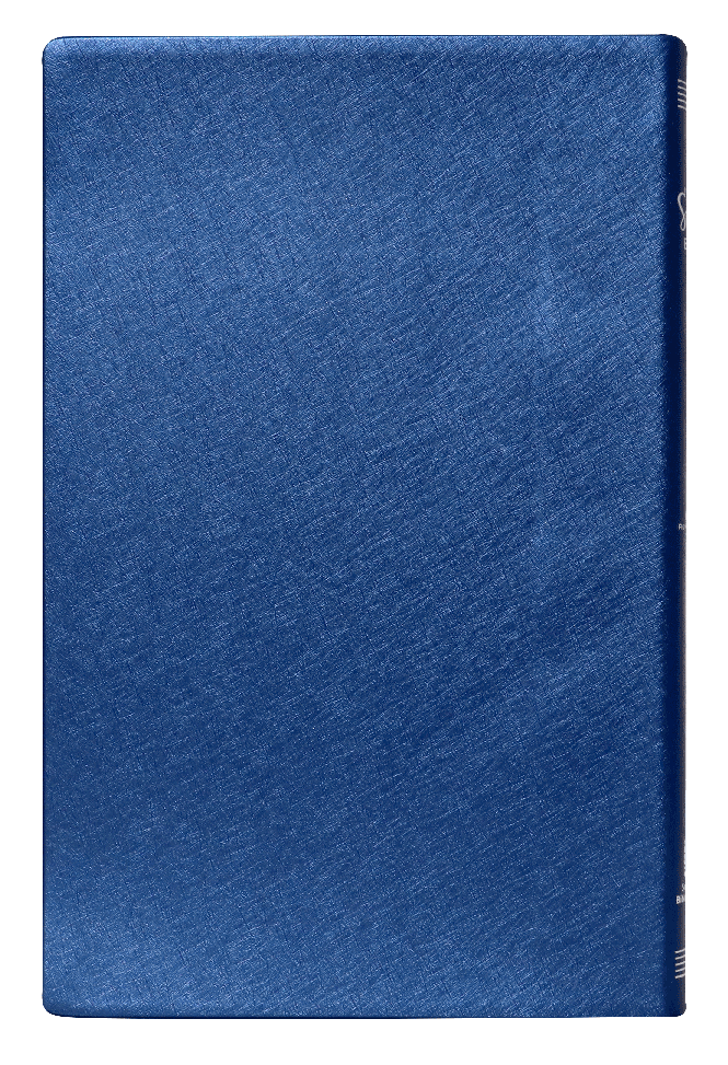Biblia RVR1960 manual vinil azul, letra 9 puntos