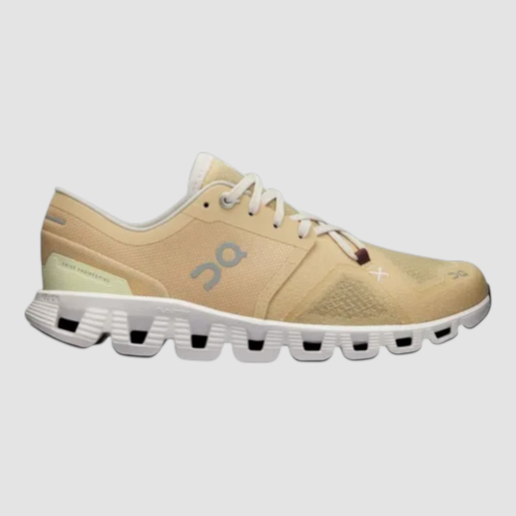 Tenis On Cloud X 3 Mujer Running 60.97789 Beige 27 Mx