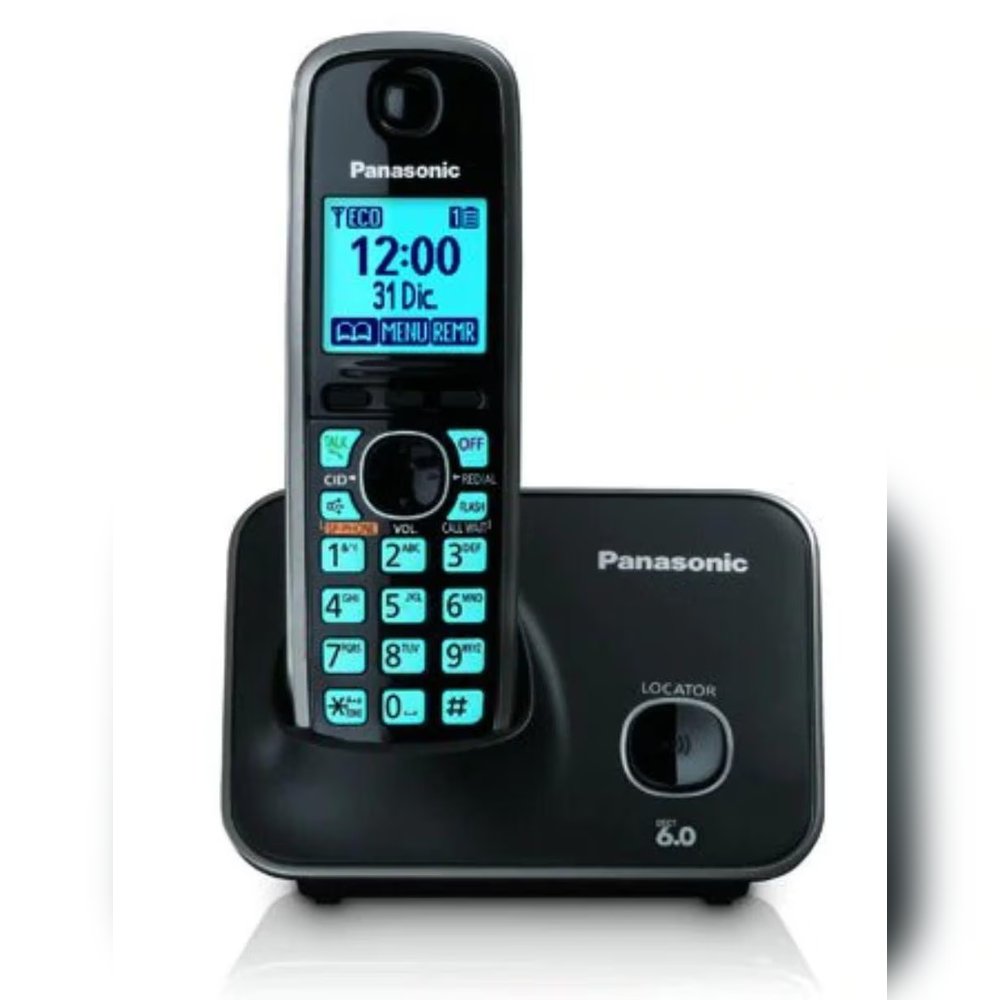 TELEFONO INALAMBRICO PANASONIC  KXTG4111MEB DETEC LCD NEGRO