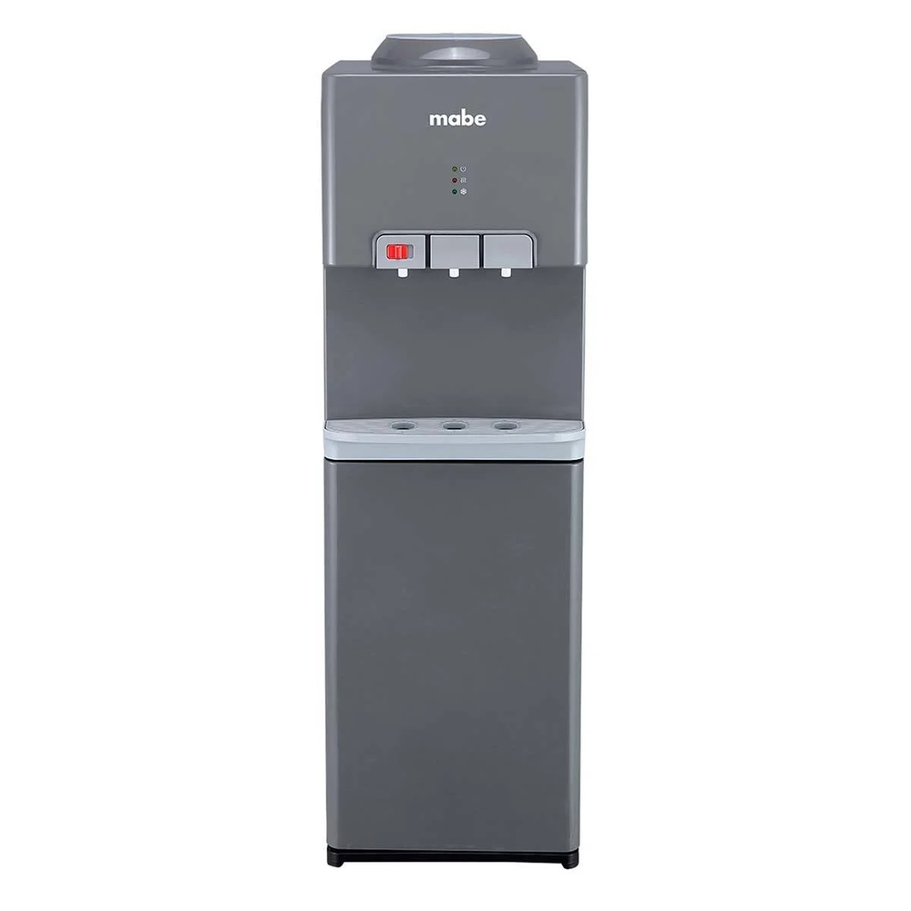 DISPENSADOR DE AGUA MABE EMTL3CGG 3 LLAVES GABINETE DE ALMACENAMIENTO SILVER