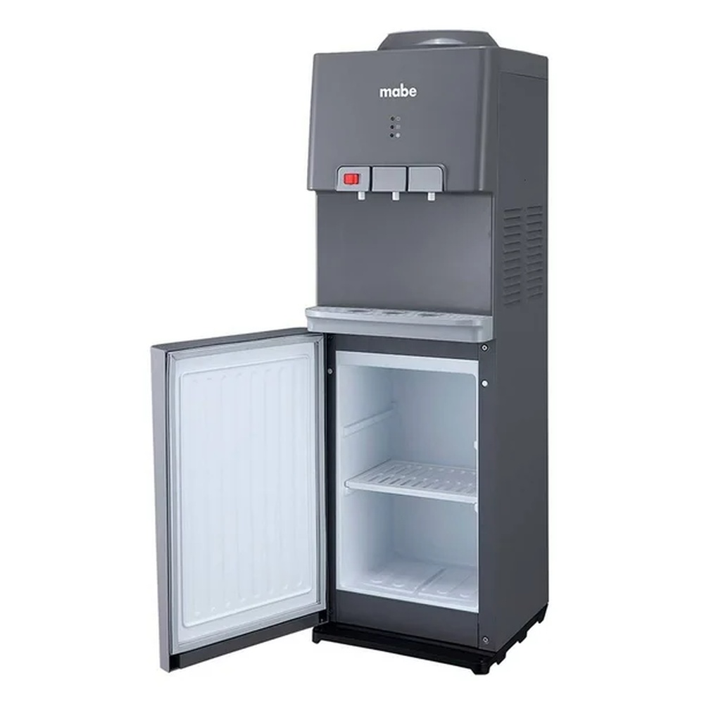 DISPENSADOR DE AGUA MABE EMTL3CGG 3 LLAVES GABINETE DE ALMACENAMIENTO SILVER