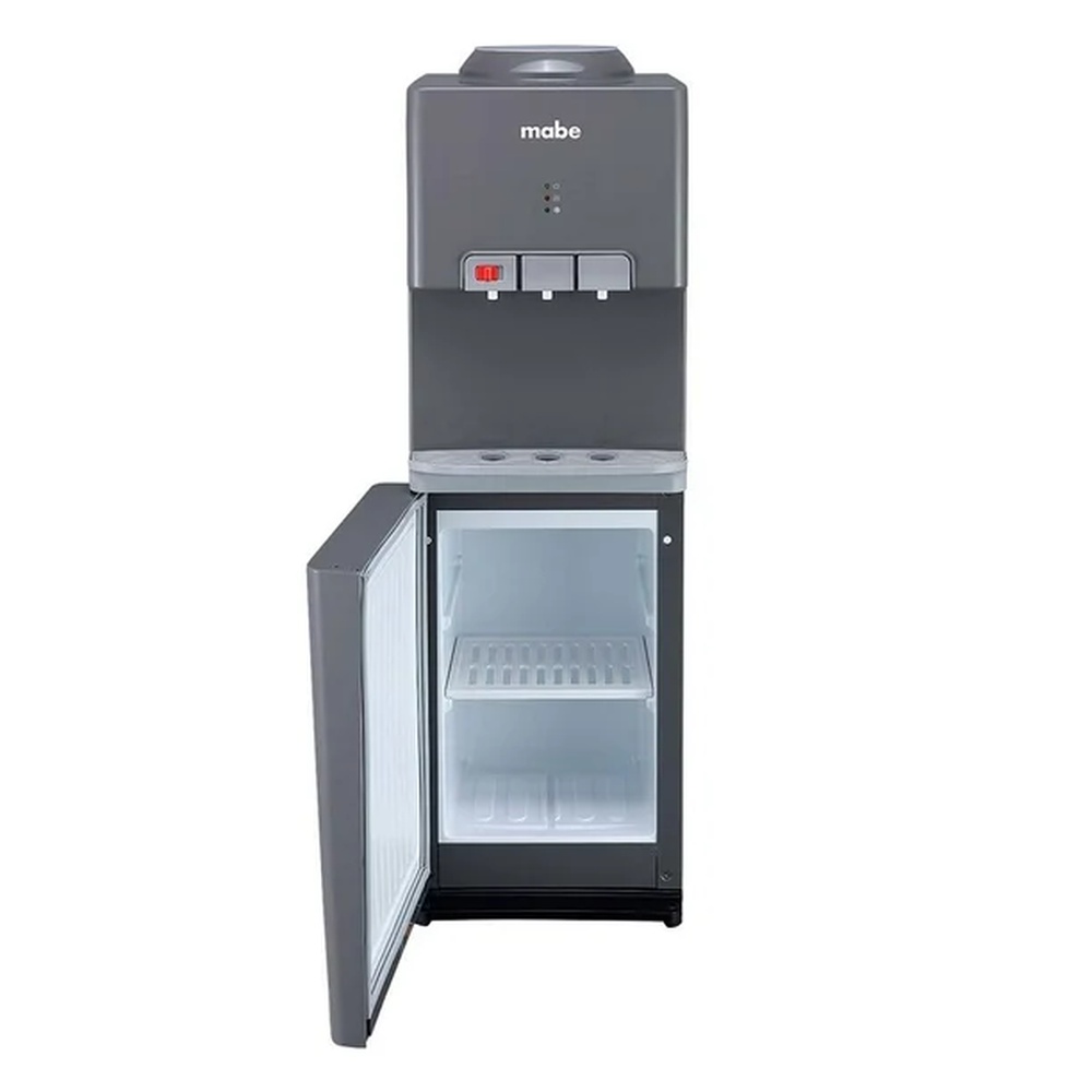 DISPENSADOR DE AGUA MABE EMTL3CGG 3 LLAVES GABINETE DE ALMACENAMIENTO SILVER