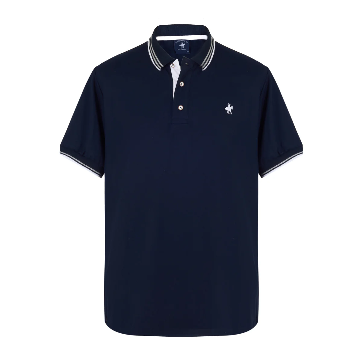 Playera Polo Color Marino Rock Hampton Polo Team