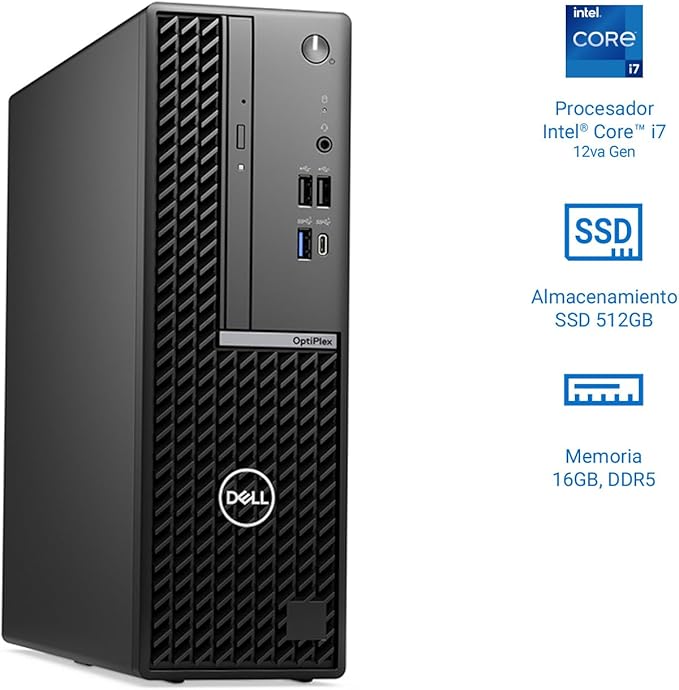 PC DELL  Core™ i7-12700,16 GB, 512GB, Windows 11 Pro