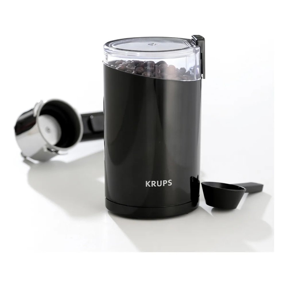 Molino Para Café y Especias Krups F2034251 Acero 200 W Negro