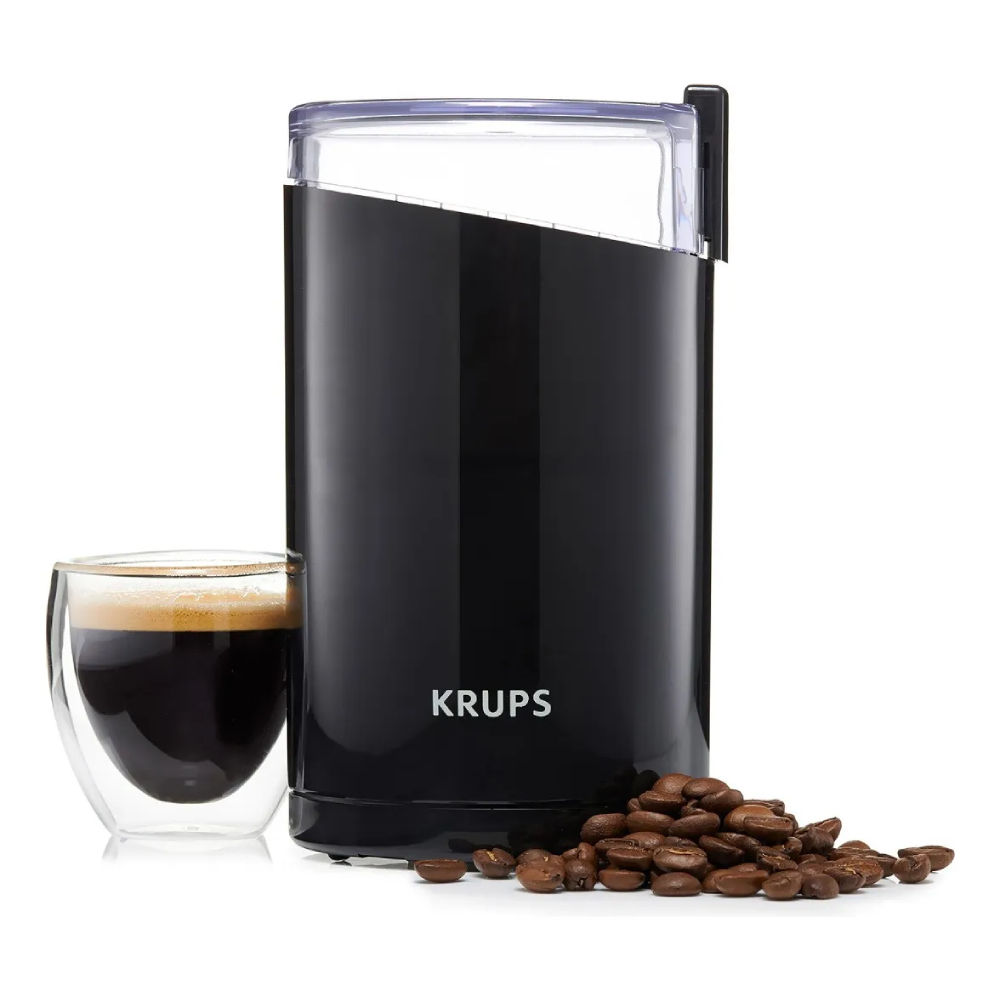 Molino Para Café y Especias Krups F2034251 Acero 200 W Negro
